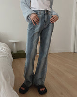 ラインブラッシュデニムパンツ / no.344 Line Brush Denim Pants