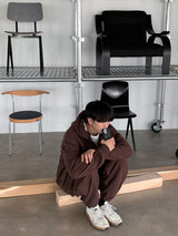 ヘビー クロップ フード ジップアップ フーディ
