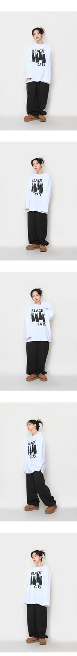 Black Cats Long Sleeve T-shirt