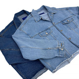 LNカッティングクロップドジーンジャケット/LN Cutting Cropped Jean Jacket (3 colors)