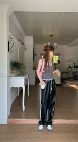 side split sleeveless top