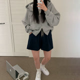 エンブロイダリー２wayフーディジップアップ