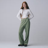 HEART POCKET CORDUROY PANTS, GREEN