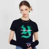 Yロゴクロップtシャツ / Y logo crop t-shirt - 2 color