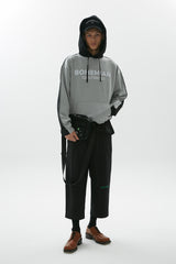 ハーフディフェレントフーディー / Half Different Hoodie, Grey/Black