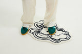 ウィティーバニーキャラクターラグマット／WITTY BUNNY CHARACTER FOOT MAT