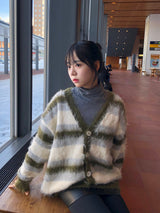 コーヒーモヘアカーディガン