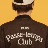 P.T.C バーシティージャケット/P.T.C VARSITY JACKET_BROWN