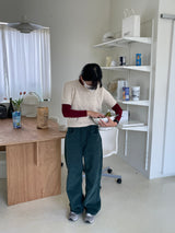 アースハーフタートルネックTシャツ