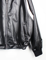 カラー マッチング レザージャケット / color matching leather jacket