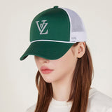 [VARZAR] VZウェーブロゴメッシュキャップ グリーン