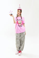 トゥデイイズマイデイTシャツ / TODAY IS MY DAY-T (pink)
