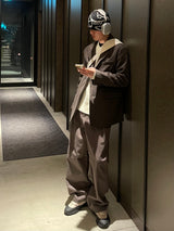 Simple wool jacket