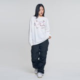 'Mantra' Long Sleeve Shirt White