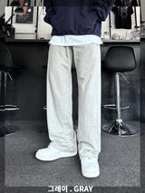 heyzer semi wide banding pants