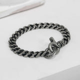 [BLESSEDBULLET]black line chain bracelet_13mm/11mm/8mm/6mm (6563005792374)