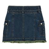 [NF] LOW-RISE CARGO MINI SKIRT (DEEP BLUE)_F23QD820