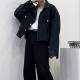 LNカッティングクロップドジーンジャケット/LN Cutting Cropped Jean Jacket (3 colors)