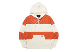 ストライプリブニットフーディ / STRIPE RIB KNIT HOODIE_OATMEAL