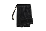 ダブルストリングハーフパンツ / DOUBLE STRING HALF PANTS_BLACK