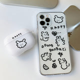 Black - DDong Gangazi Phone Case 