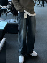 ドローダークブルーデニムパンツ / DROW DARK BLUE DENIM PANTS(ONE COLOR)