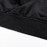 BBD Ripped Custom Sprayed logo MA-1 Bomber Jacket (Black)