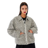 フラワーキルティングジャンパー / Flower Quilting Jumper [Black]
