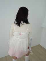 SHASHA TULLE BUSTIER TOP _WHITE