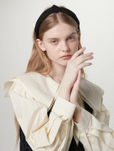 Double collar blouse - Honeydew (6671625027702)
