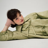 RIBBON PADDED JUMPER, GREEN