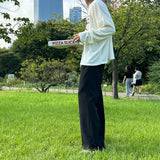 ハイドオーバーサイズフィットニットロングスリーブTシャツ