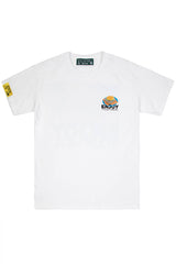 ハンバーガーTシャツ/[ENJOY YOUR MEAL] HAMBURGER 1/2 T-SHIRT_WHITE