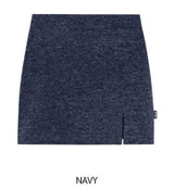 ポイントスリットミニスカート / HIDE Slit Skirt (4606068359286)