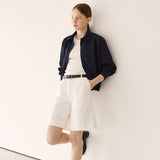 スプリングバンディングシャツ/Spring banding shirt_navy