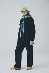 レネウールシャツジャケット / Rene Wool Shirt jacket [Navy]