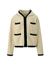 Color block hoody - Beige (6682210074742)