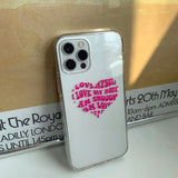 ナルシシズムハートアイフォンケース/Narcissism Heart Phone Case (Pink)