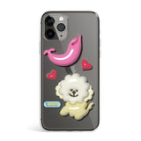 ジェリーフォンケース 3Dパピィドルフィン / Jelly phone case 3D puppydolphin