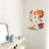 サンデーモーニング - カレッジファブリックポスター(ハンドメイド) / SUNDAY MORNING -  Collage Fabric Poster (Handmade)