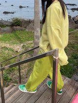 シグナルピンタックスウェットパンツ