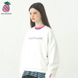 CURLY LETTERING SWEATSHIRT (3COLOR) (6609511415926)