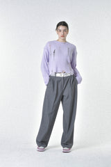 ダメージニット / damage knit (purple)