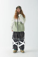 ラインブロックフーディージャケット/BSR2223FWJK029 LINE BLOCK HOODED JACKET CREAM KHAKI