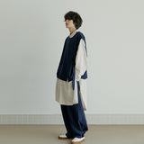 リネンロングシャツ / unisex linen long shirts beige