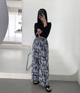 プリントプリーツパンツ / [Made] Printed Pleats Pants (2 colors)