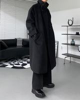 ハイネックロングコート/SI High-Neck Long Coat (2 colors)