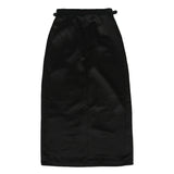 211-BUCKLE SATIN SLIT SKIRT (6550225191030)