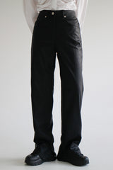 エンボレザーパンツ/Embo Leather Pants (2color)