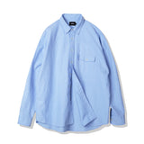 ユーティリティポケットオックスフォードシャツ / UTILITY CURVED POCKET OXFORD SHIRT SKYBLUE (6554666827894)